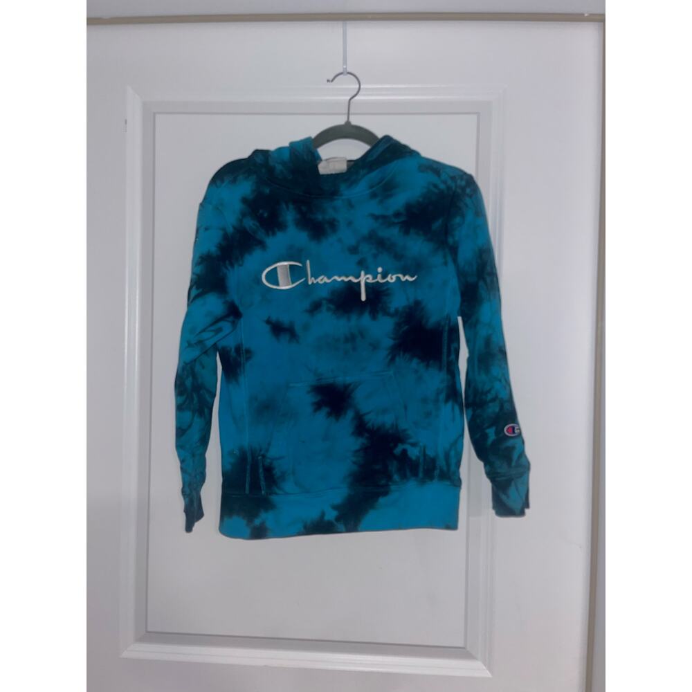 CHAMPION Galaxy Boys Tie-Dye Hoodie size youth Small